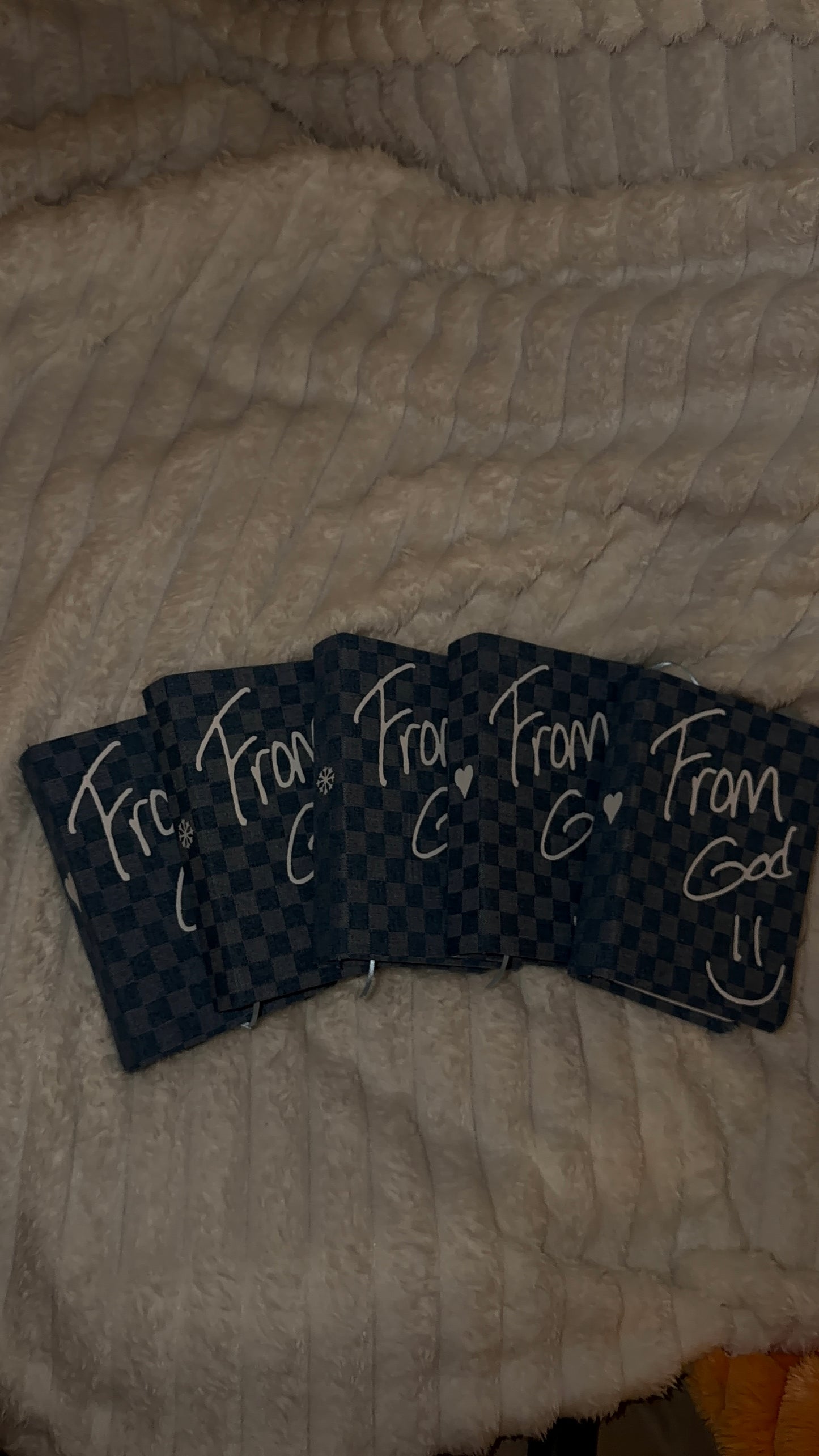 Custom Checker Board Denim Bible