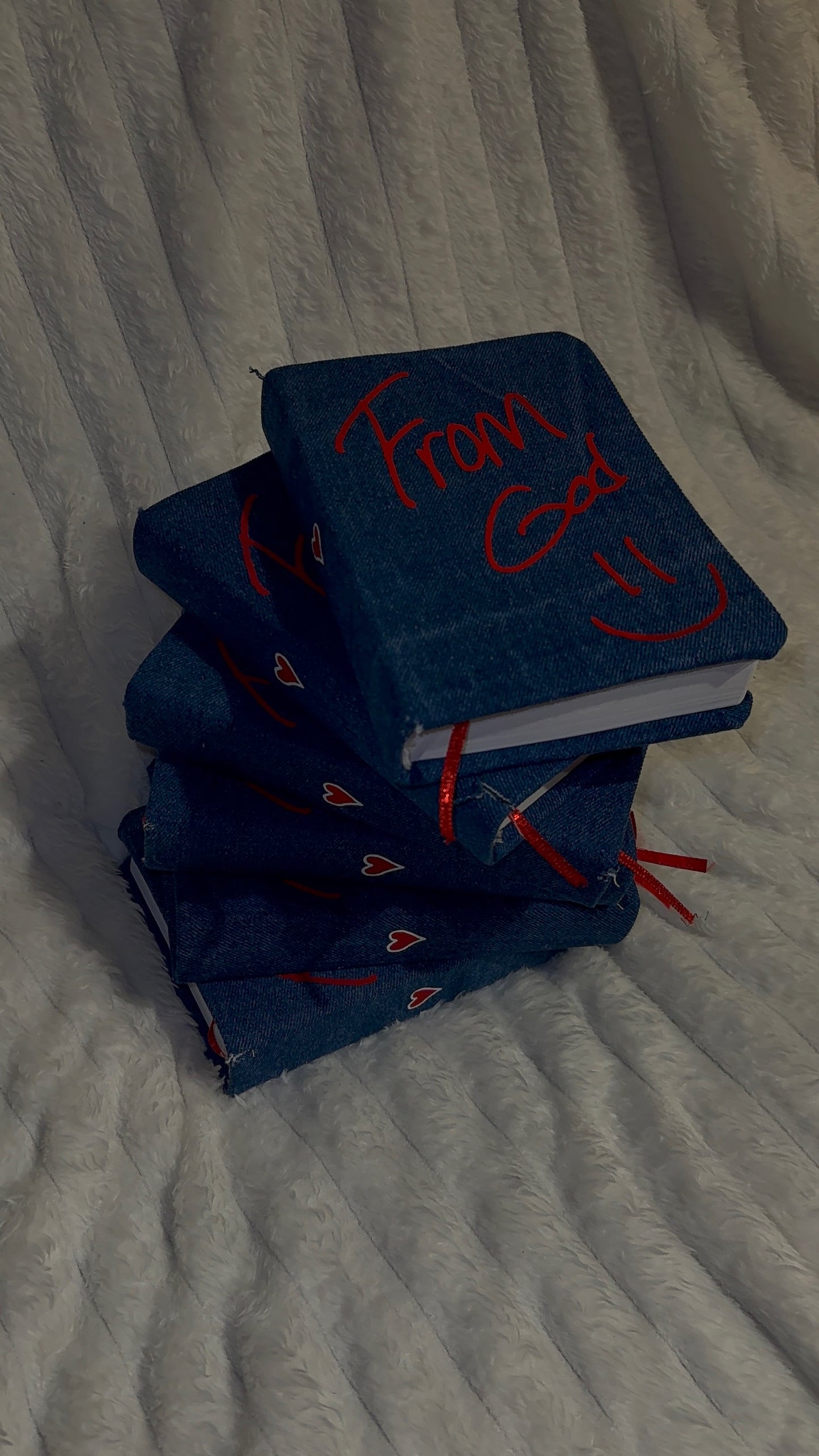 Custom Jean Fabric Bible