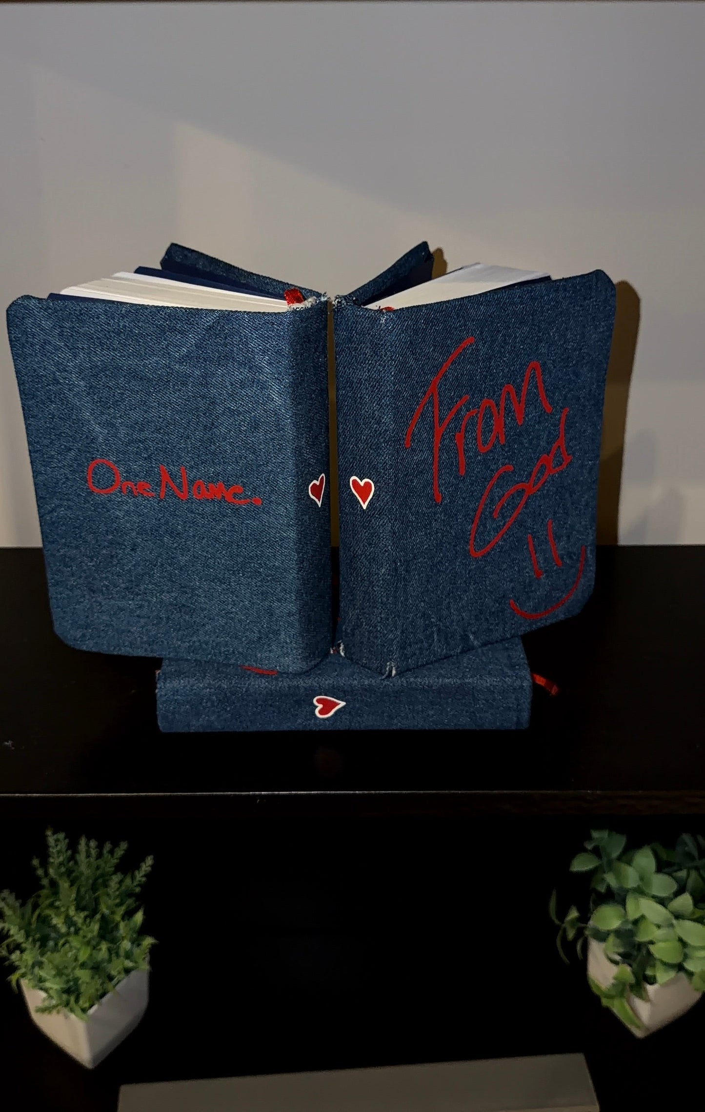Custom Jean Fabric Bible