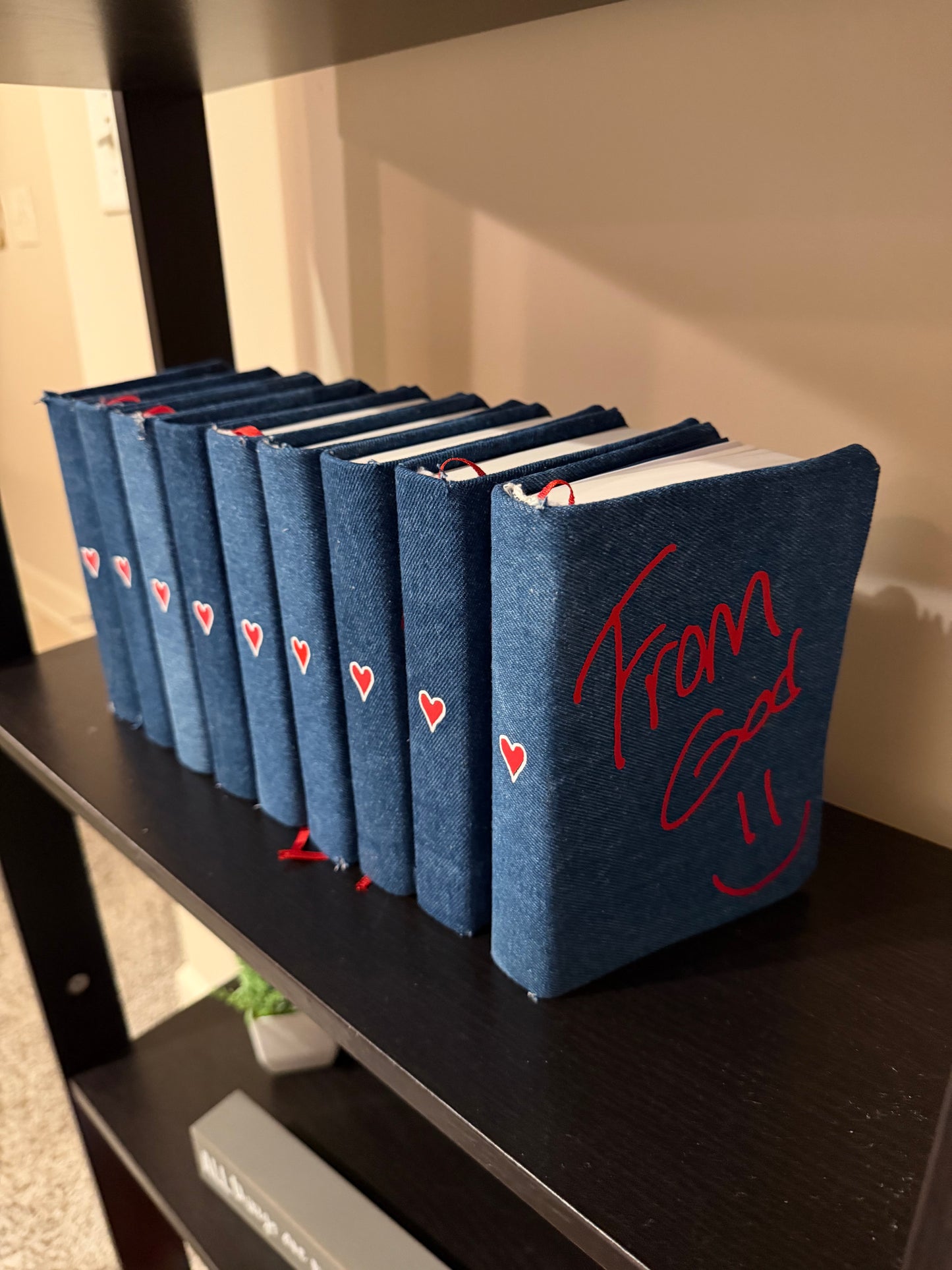 Custom Jean Fabric Bible