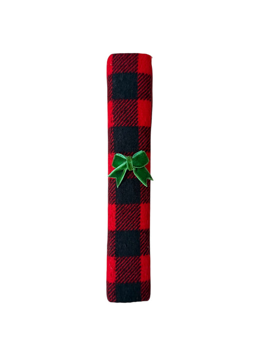 Custom Red Plaid Bible